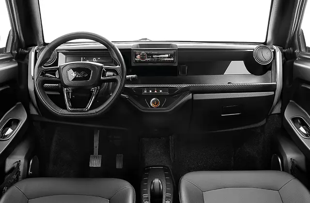 Vue depuis l’habitacle MYLI I.deal Corse