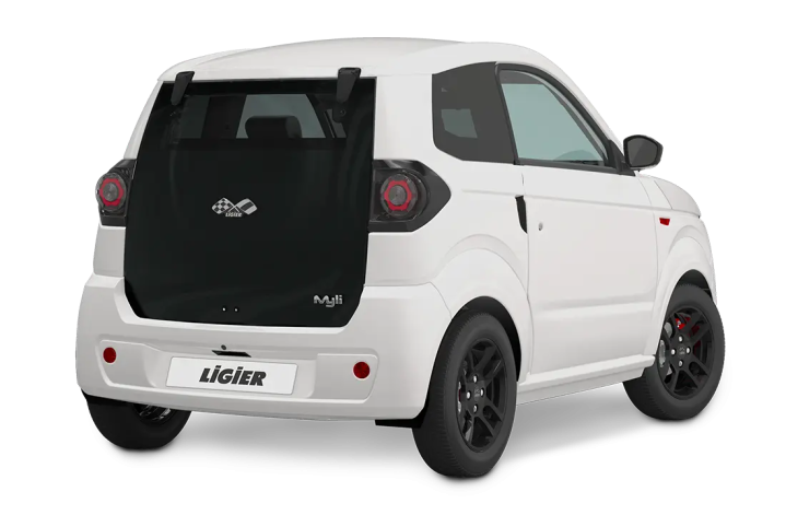 Arrière du véhicule MYLI I.deal Corse