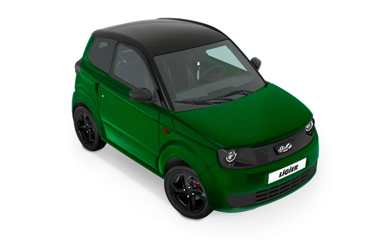 Face avant du véhicule MYLI E.pic Corse