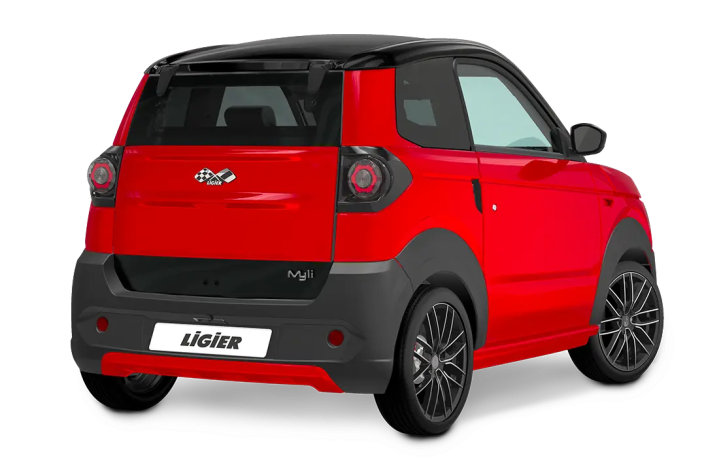 Arrière du véhicule MYLI R.ebel